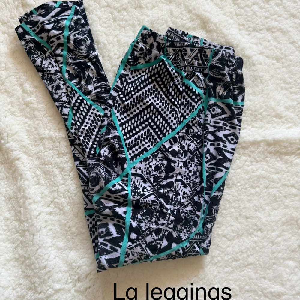 Stylish Black and White Kids Leggings